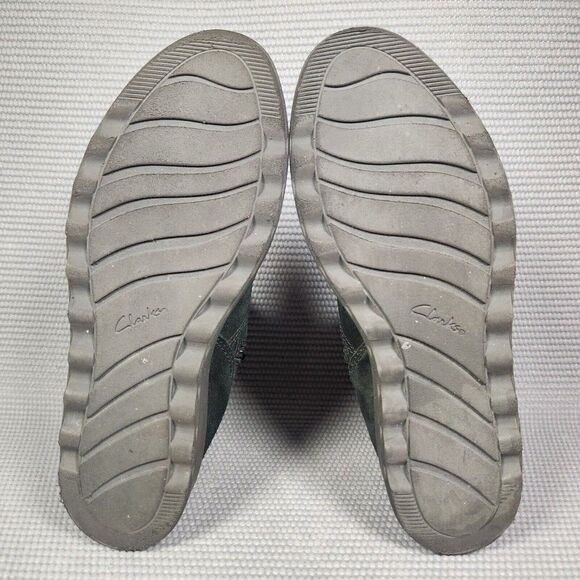 Clarks Collection Women's Size 7M Sharon Swing Wedge Black Ankle Bootie 13288 - Picture 7 of 9